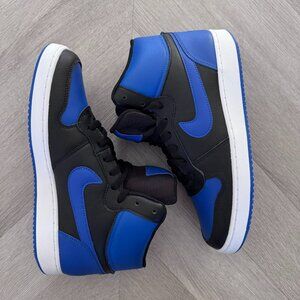 New Nike Ebernon Mid Black Game Royal (size 10) - No Box